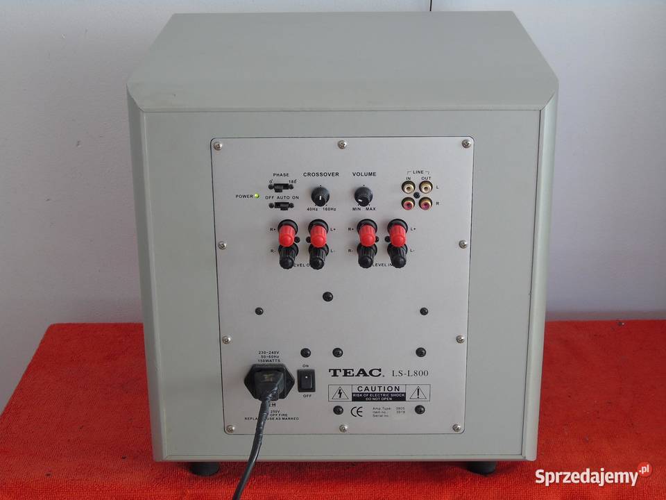 Sub aktywny TEAC LSL800 mocny i sprawny DOSTAWA podkarpackie Jasło sprzedam