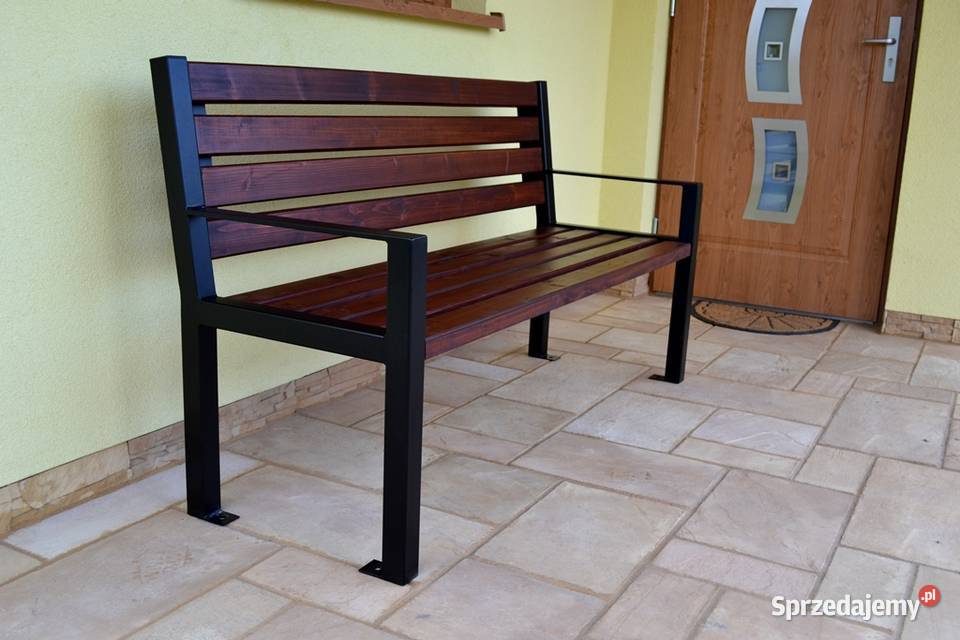Ławka Parkowa stalowa LUX z podłokietnikiem 150 łódzkie Wronowice sprzedam