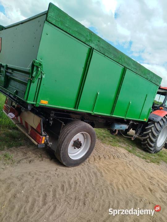 Przyczepa wywrotka jednoosiowa 6t nieuszkodzony Rolnictwo Olesno