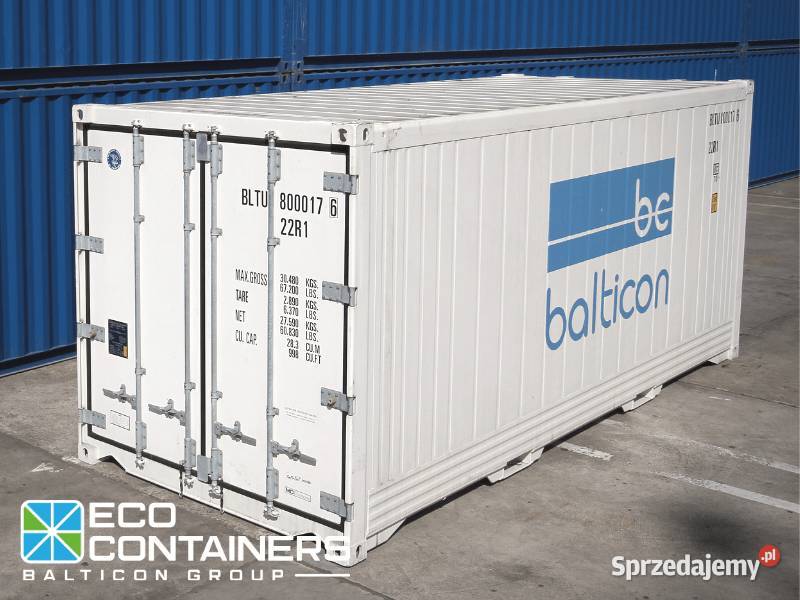 Kontener chłodniczy 20RF magazyn na wynajem Gdańsk