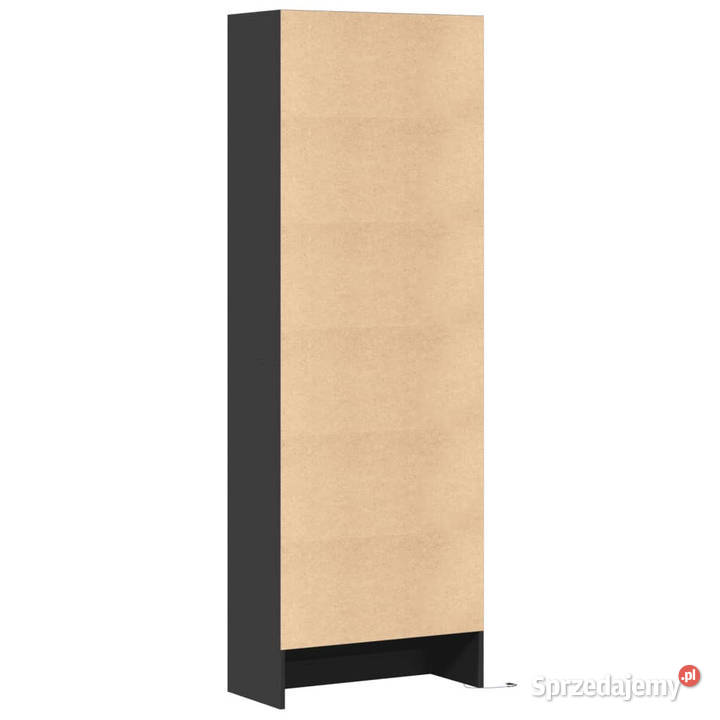 Wysoka szafka z LED czarna 69x325x200 WM3307906 mazowieckie Warszawa