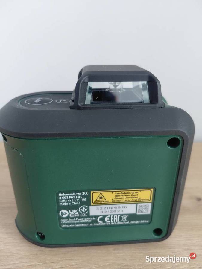 Laser krzyżowy UniversalLevel 360 wiązka zielona