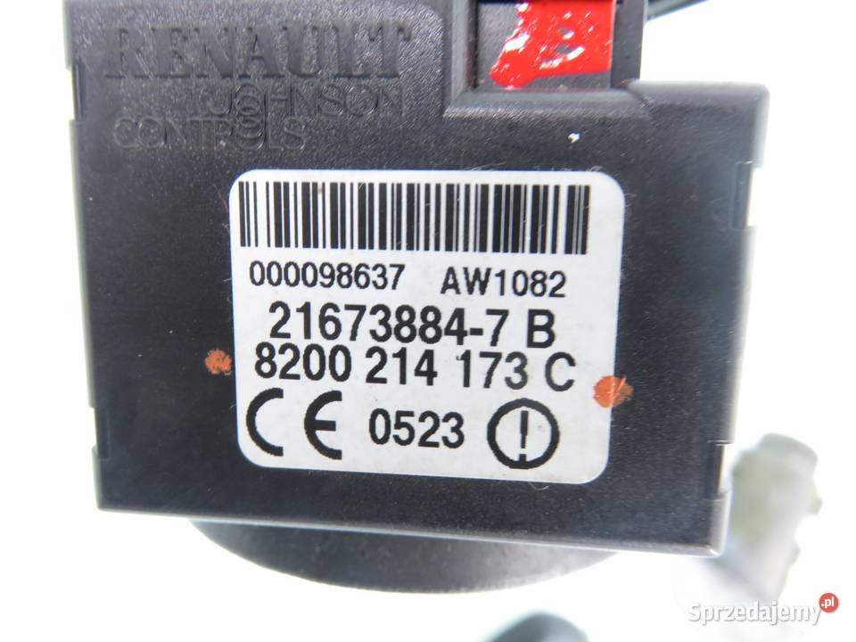 STACYJKA WKŁADKI RENAULT MODUS 8200214173C Stacyjki i kluczyki