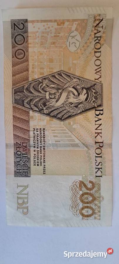 Banknot 100 i 200 zl Numizmatyka Rzeszów sprzedam