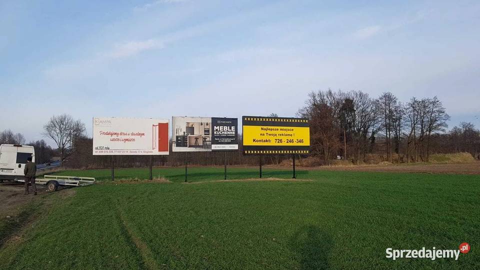 Tablica reklamowa reklama bilbord do wynajęcia Prószków