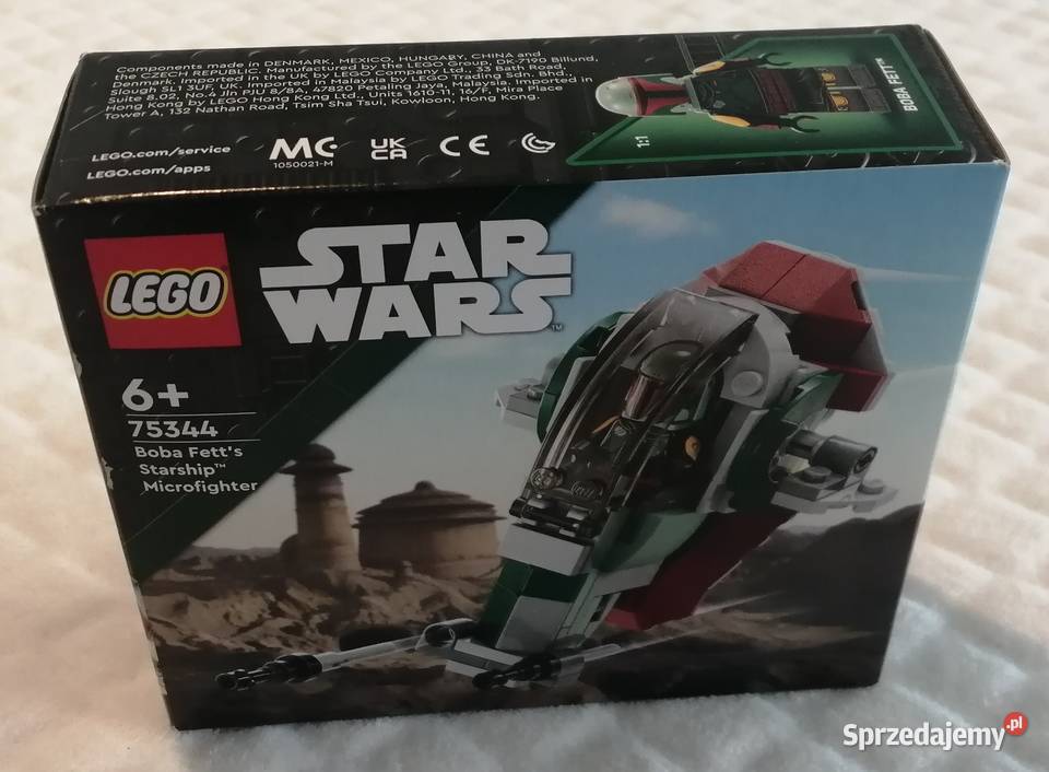 Lego Star Wars 75344 Mikromyśliwiec Boby Fetta Zabawki Czeladź