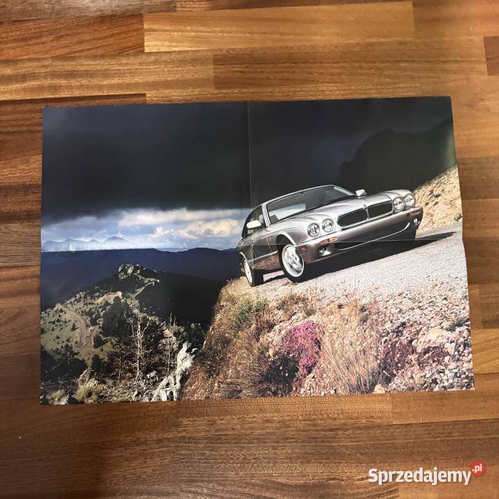 Plakat reklamowy Jaguar XJ8 Gold Warszawa