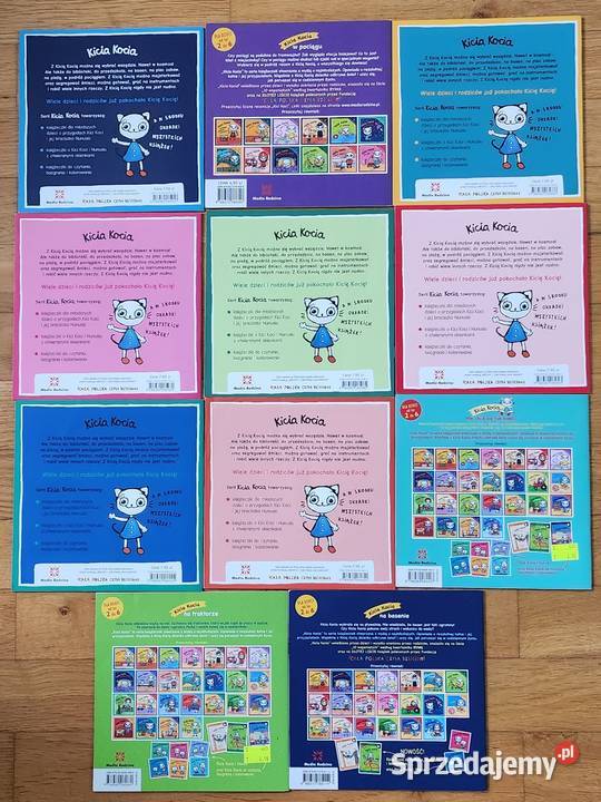 Zestaw książek Kicia Kocia Anita Głowińska Warszawa