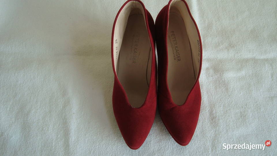 Czerwone buty na obcasie Peter Kaiser rozmiar 35 mazowieckie Warszawa