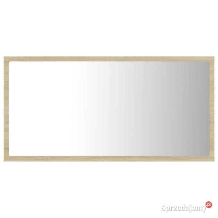 Lustro łazienkowe LED kolor dąb sonoma 80x85x37