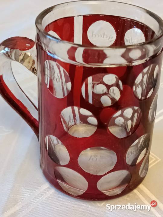 Pięknie oszlifowane stary kufel Gliwice