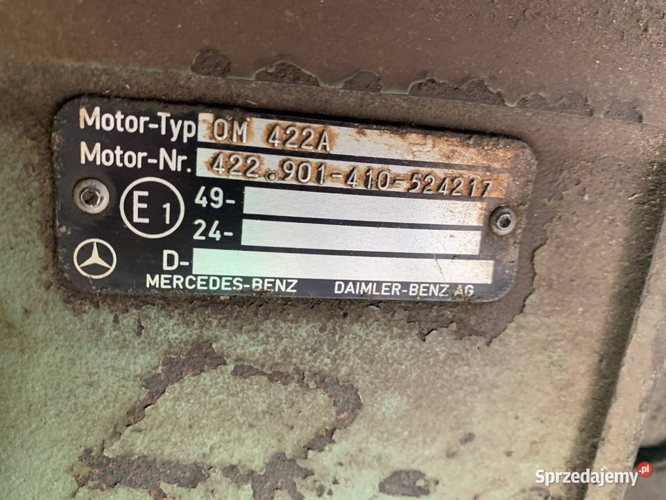 SILNIK MERCEDES OM422A OM422LA V8 JAGUAR MENGELE Kielce