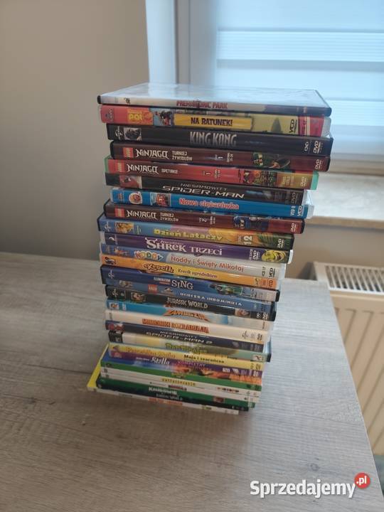 Filmy DVD 27 sztuk Lego Shrek Minionki SpiderMan