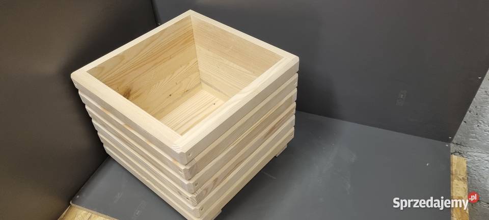 Donica drewniana donice drewniane skrzynka Gorlice