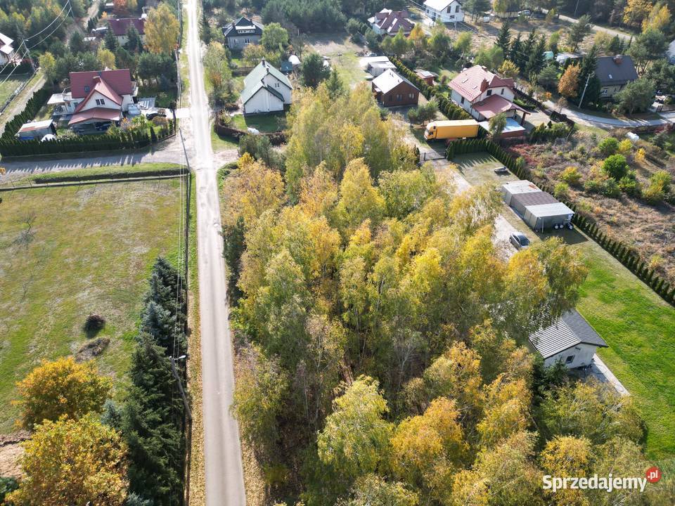 Urokliwa działka budowlana 1331 m Mrozy gm