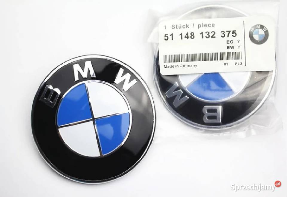 ZNACZEK EMBLEMAT BMW 74mm E46 E38 E39 E60 E90 Poznań