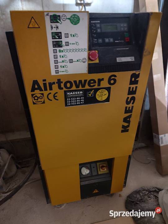 Kompreser śrubowy Kaeser Airtower 6 Częstochowa sprzedam