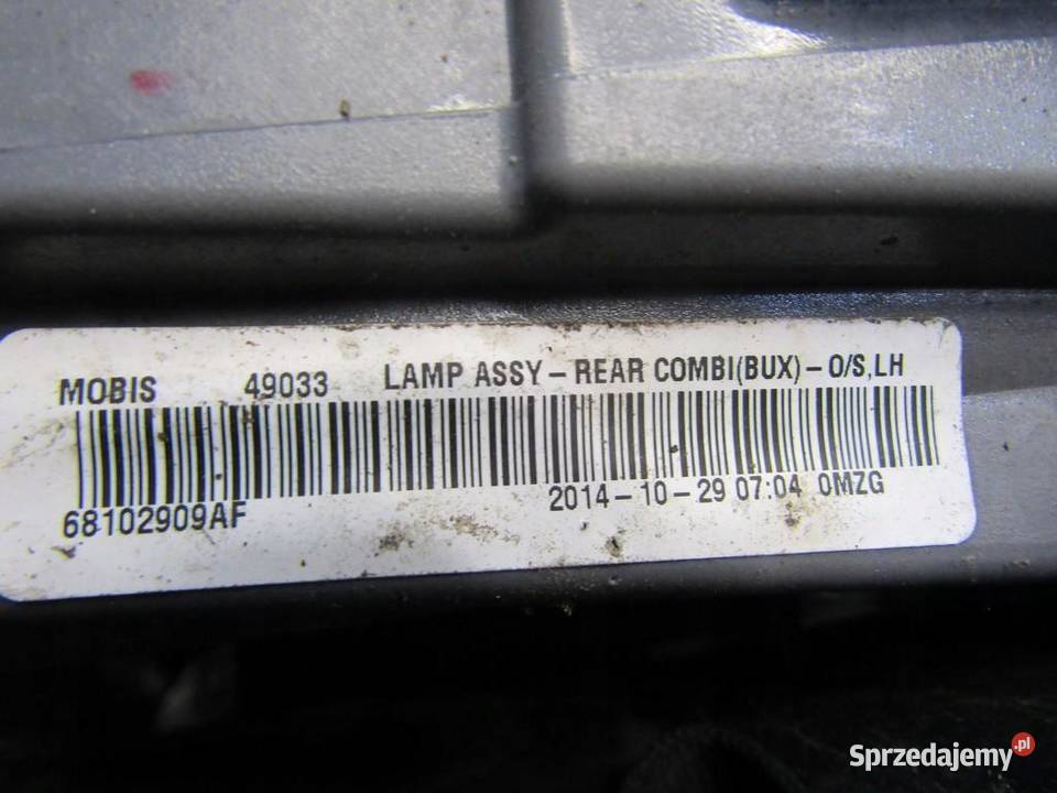 LAMPA TYLNA LEWA LEWY TYŁ JEEP CHEROKEE KL V Lampy przednie sprzedam