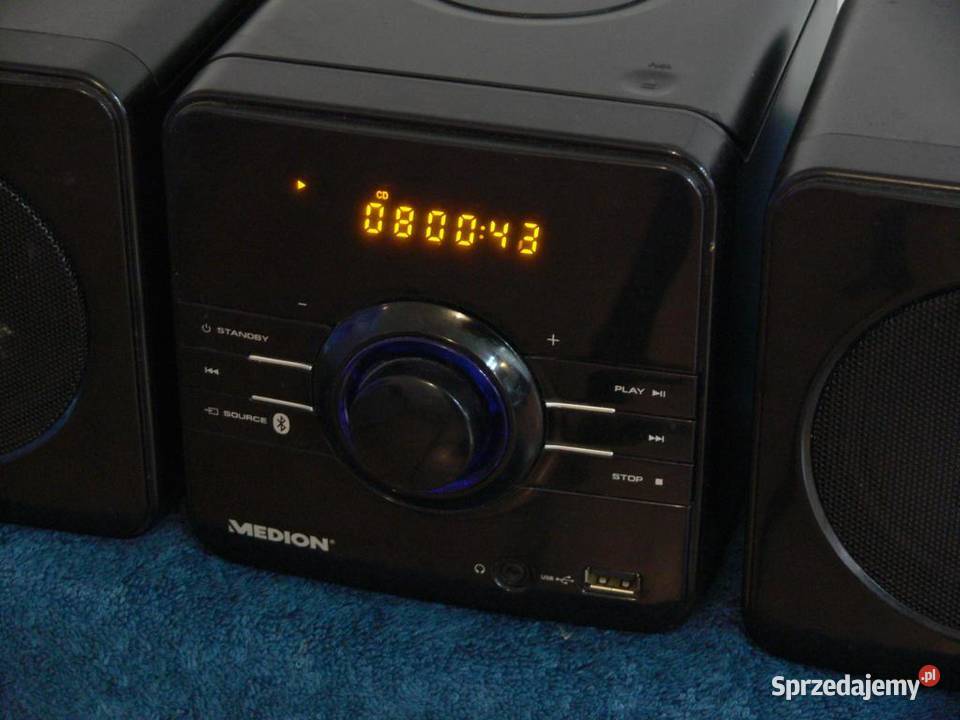 Wieża Medion z kolumnami CD USB mp3 BT WYSYŁKA Wieże i miniwieże Jasło