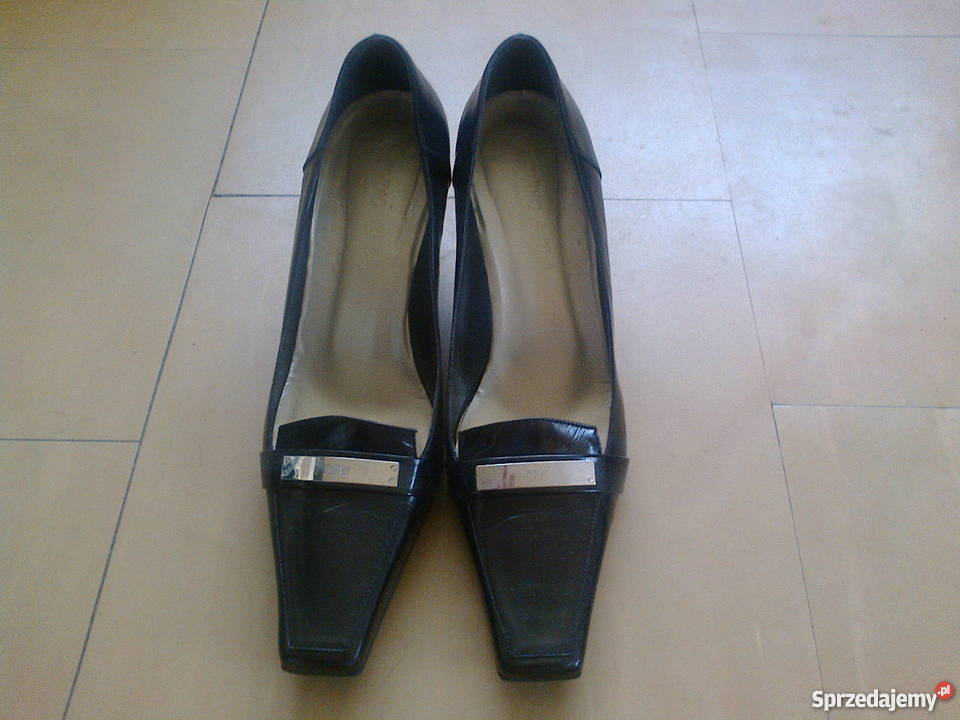 Oryginalne włoskie pantofle czarny Siedlce