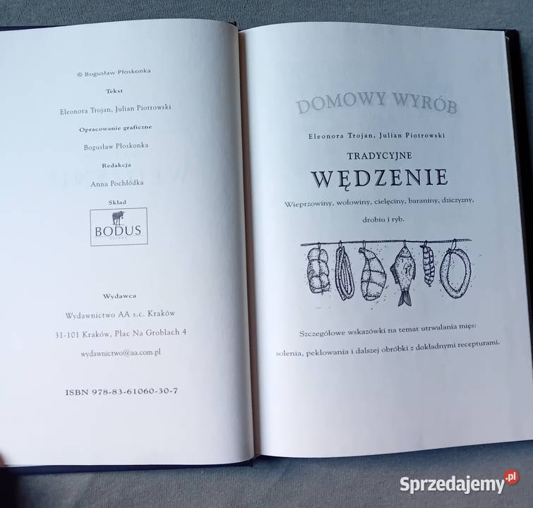 ETrojan L Piotrowski Tradycyjne wędzenie AA sc Antykwariat Koźminek