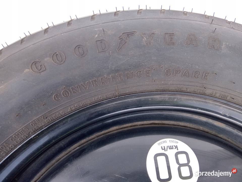 KOŁO DOJAZDOWE DOJAZDÓWKA 16590 R18 INFINITI Pozostałe
