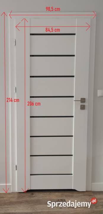 Drzwi łazienkowe z futryną lewe Olsztyn
