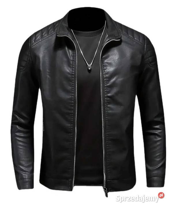 Kurtka skórzana czarna Wrocław