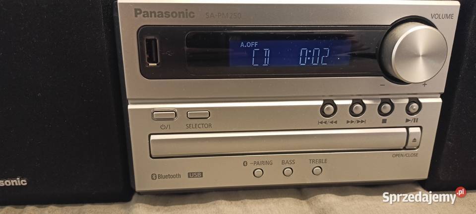 Mini wieża Panasonic SAPM250 USB Sędziszów