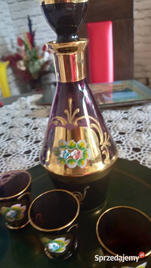 Piekny KOMPLET Bohemia mazowieckie