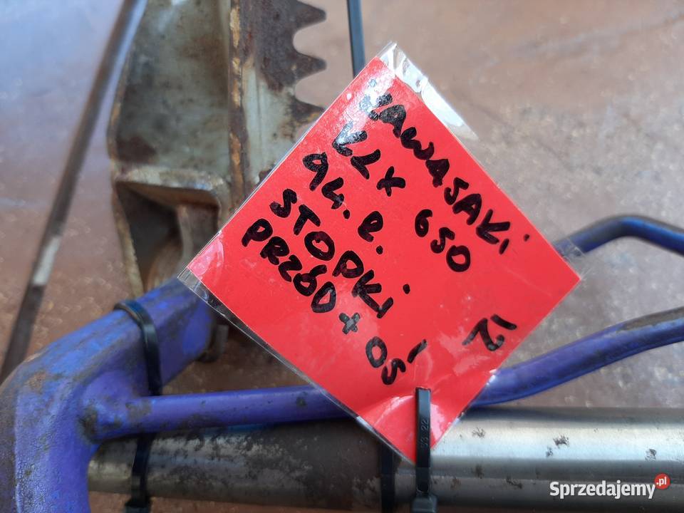Kawasaki KLX 650 C sety set podnóżek przód oś