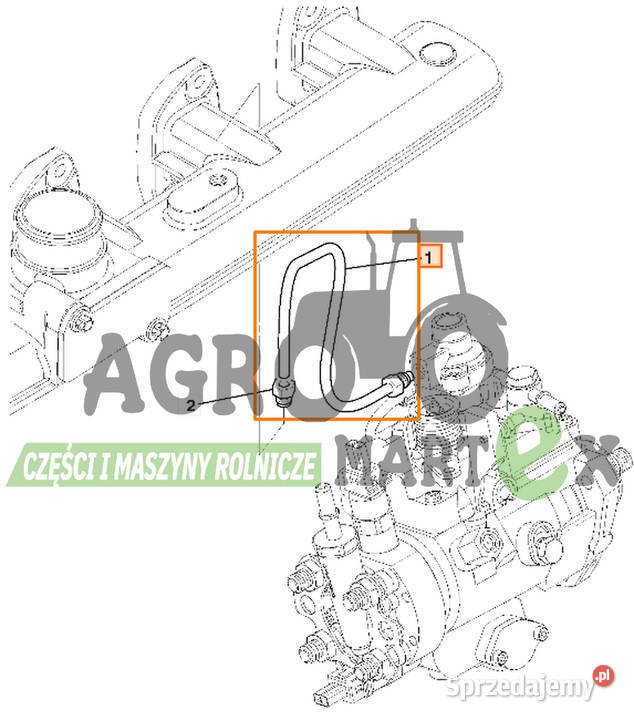 32006576 32006576 PRZEWÓD PALIWOWY JCB Części zamienne Części zamienne Wichrów