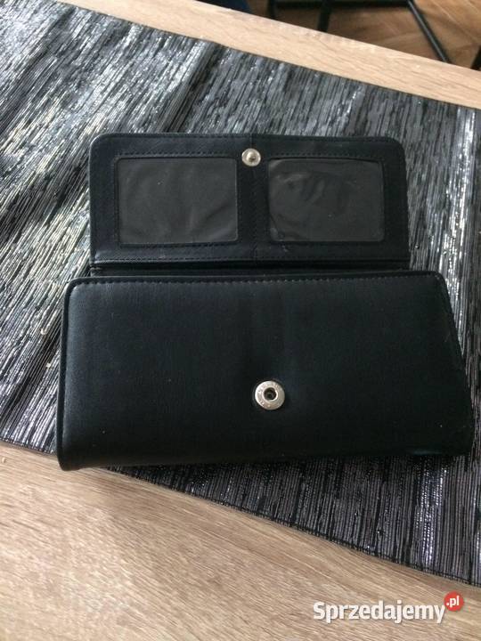 Ładny Czarny Damski Portfel Dla kobiet Drezdenko