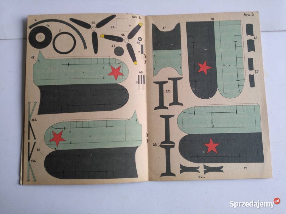 Mały Modelarz 71982 Radziecki samolot pokładowy Dąbrowa Górnicza