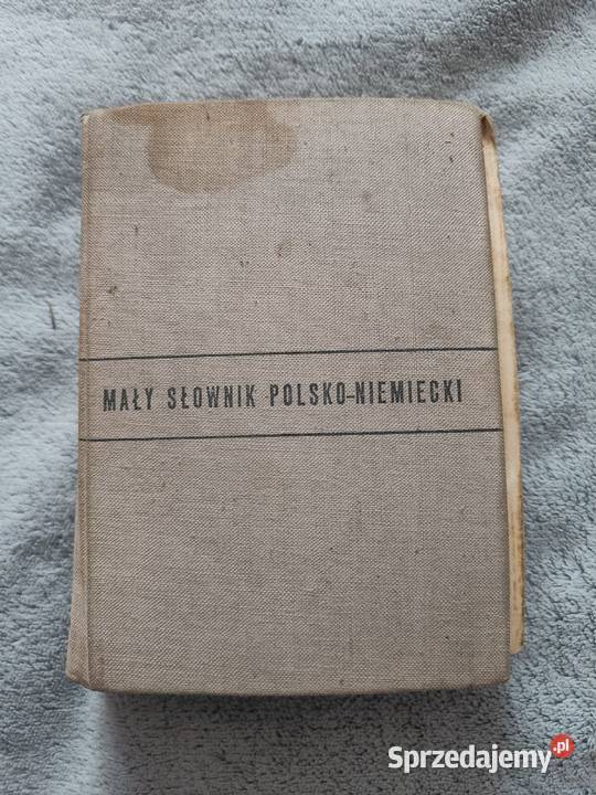 Mały Słownik PolskoNiemiecki Jan Czochralski Książki i Podręczniki Łódź