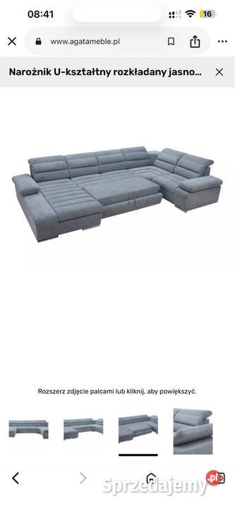 Kanapa narożnik U KORFU II Agata Meble Sofy i kanapy śląskie Dąbrowa Górnicza