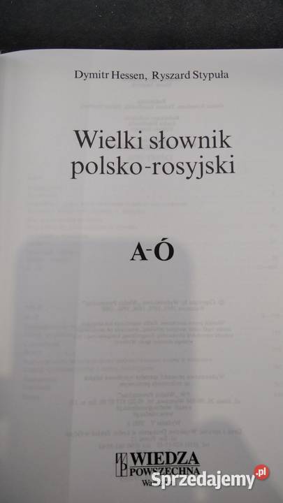 Wielki słownik polskorosyjski