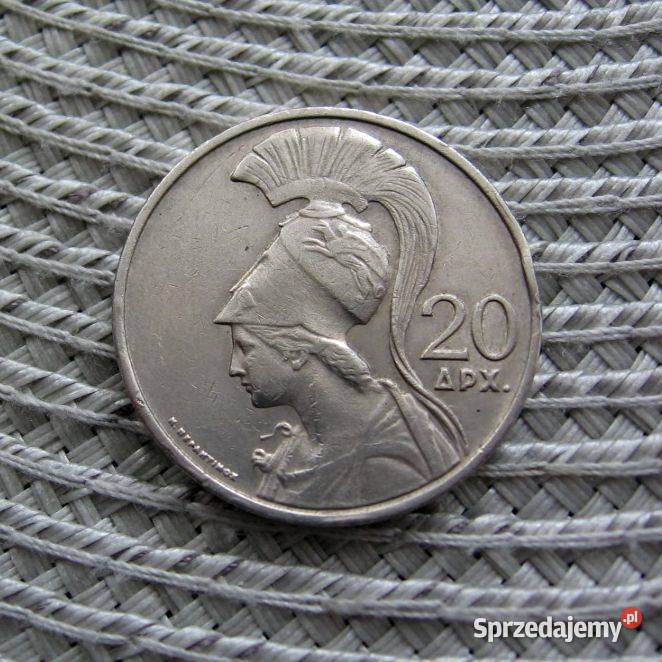 Grecja 20 Drachma 1973r Junta Kalisz
