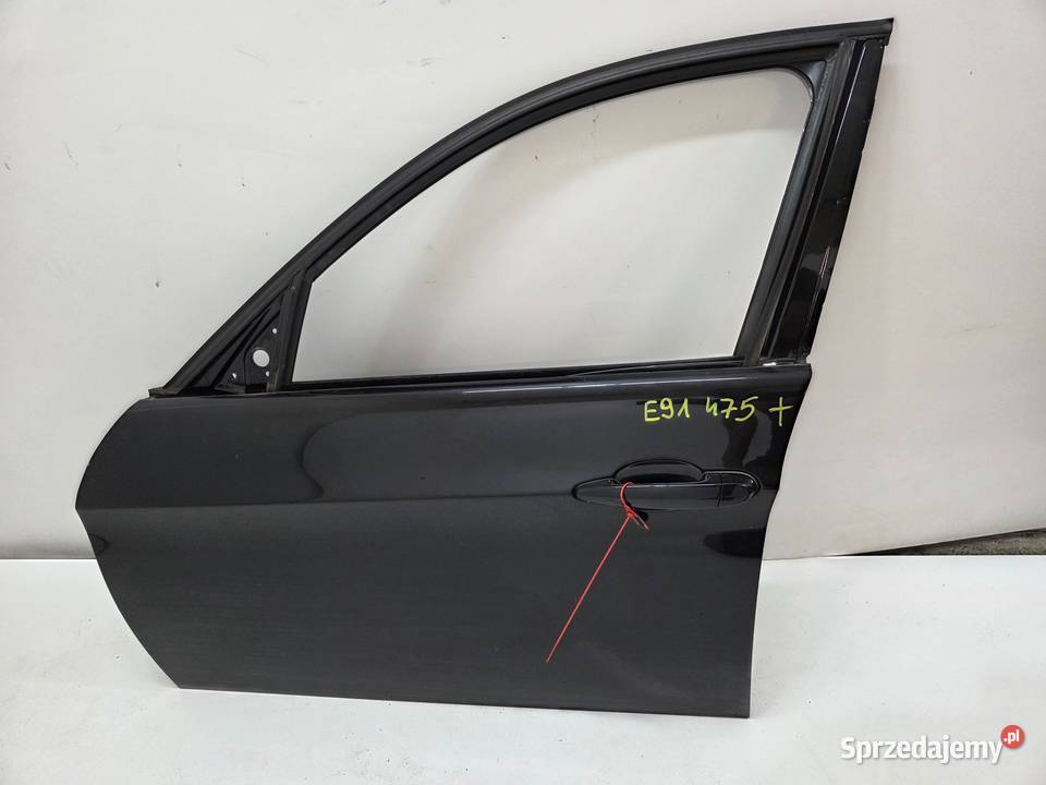 DRZWI LEWE PRZEDNIE BMW E90 E91 4759 BLACK Strzyżewice
