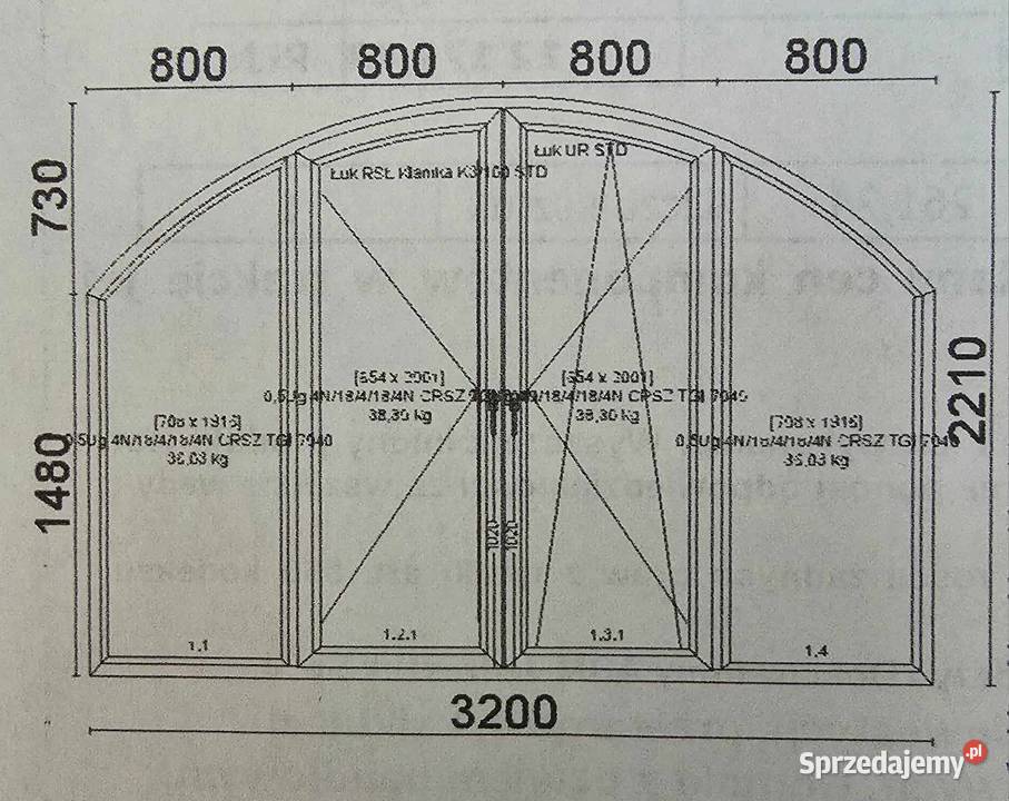 Okno balkonowe Łódź