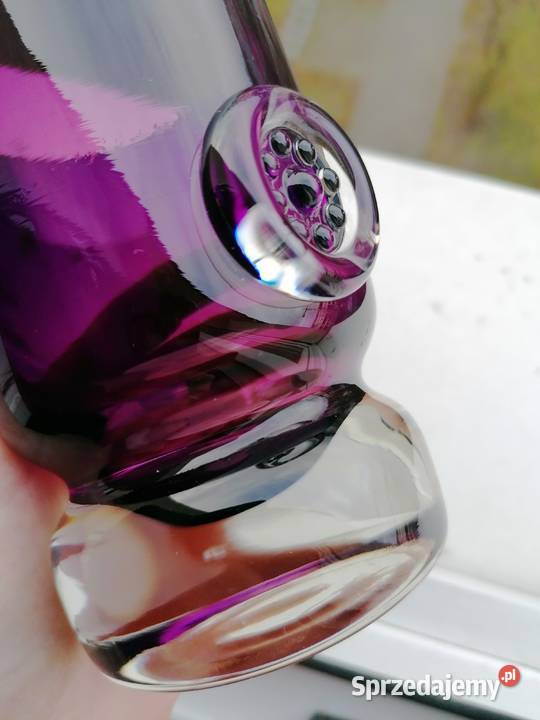 Stare szkło szklanica z pieczęcią Mielec