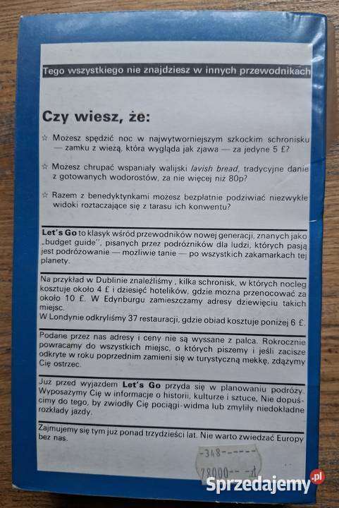 Wielka Brytania Irlandia Lets Go Kraków