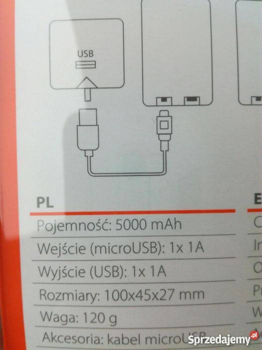 Powerbank Manta 5000 mAh