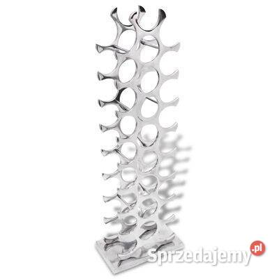 VidaXL Stojak na wino 27 butelek aluminium Warszawa