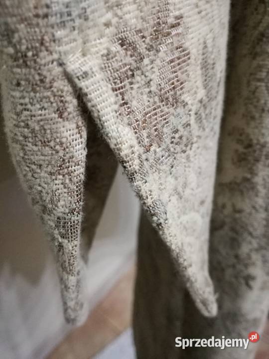 Płaszcz damski w kolorze beżowo brązowym Autog Lublin