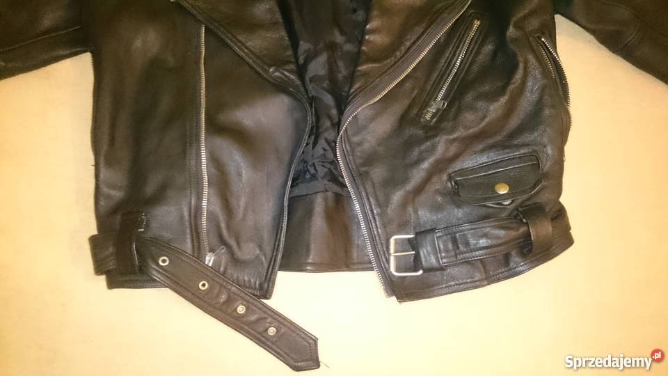Kurtka skórzana Ramoneska Skóra punk rock metal Rozmiar 40(L) Warszawa