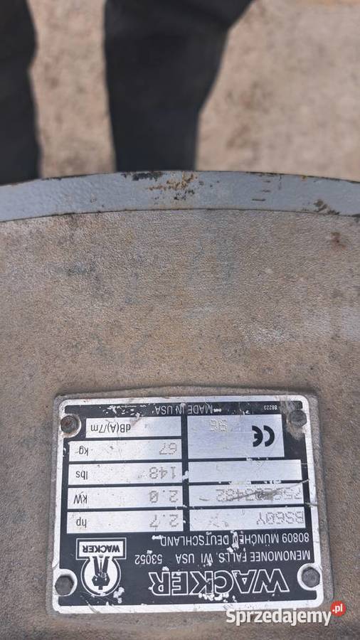 Skoczek Wacker BS60Y nie Pozostałe śląskie Cieszyn