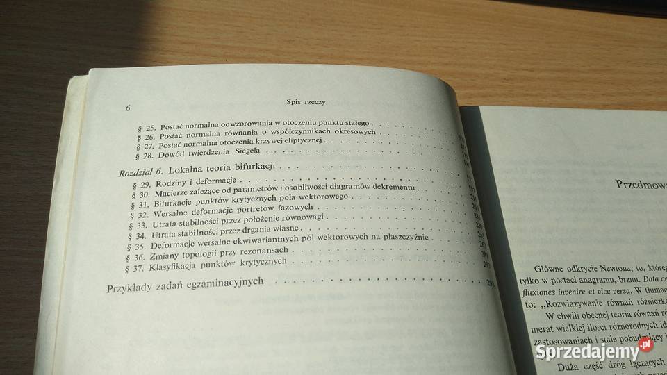 Teoria równań różniczkowych WI Arnold Gdańsk