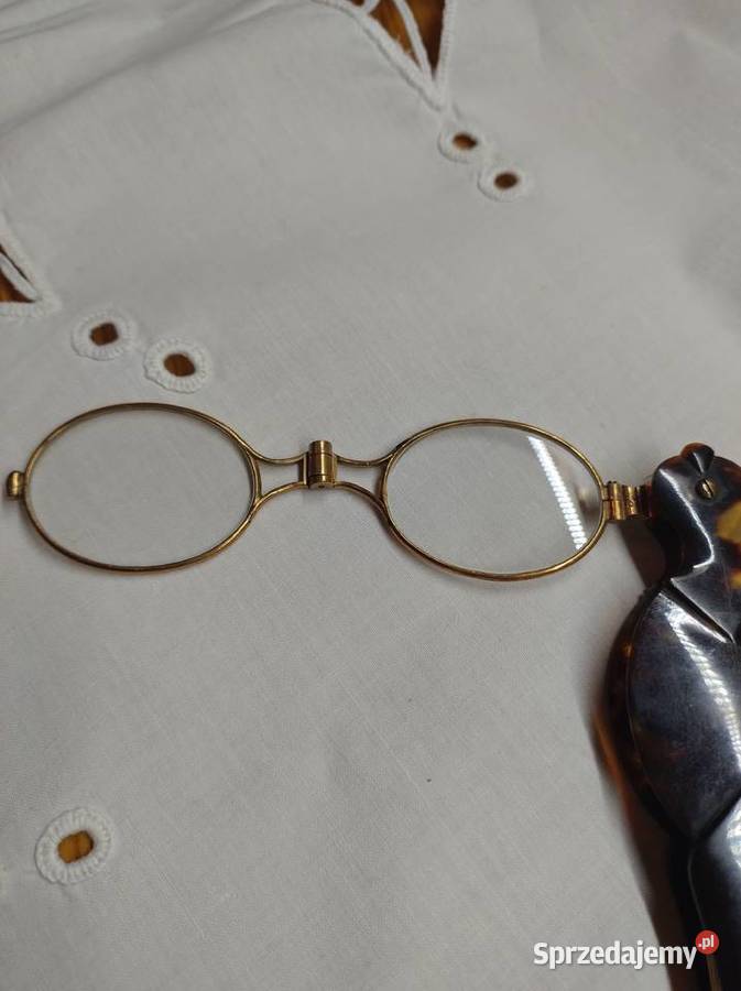 Binokle lorgnon oprawa szylkret Jarocin sprzedam