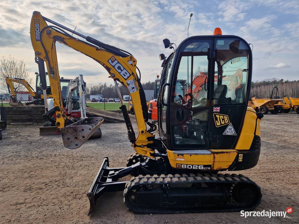 Minikoparka JCB 8026 CTS 2019r przebieg 2400mtg Ryżki